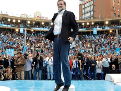 Rajoy trata de conjurar el miedo de los electores