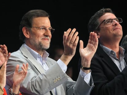 Rajoy y Basagoiti, en un acto en Bilbao.