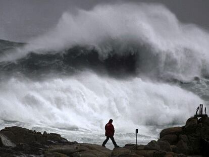 Las nevadas remiten y llega una masa de aire más cálida acompañada de lluvias