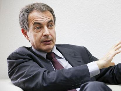 El expresiente del Gobierno, José Luis Rodríguez Zapatero.