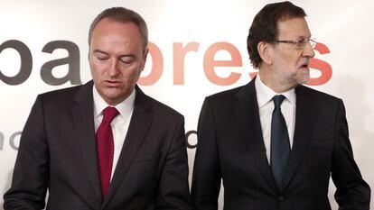 Fabra y Rajoy, en los desayunos de Europa Press.
