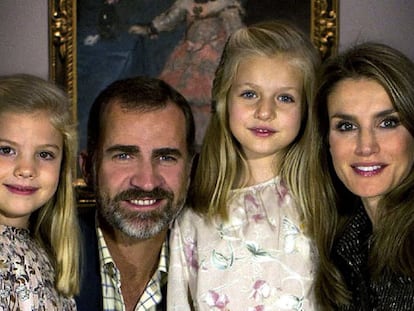 Los príncipes felicitan la Navidad desde el museo del Prado