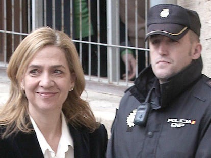 La infanta Cristina exhibe su “confianza” en Urdangarin para desligarse de Nóos