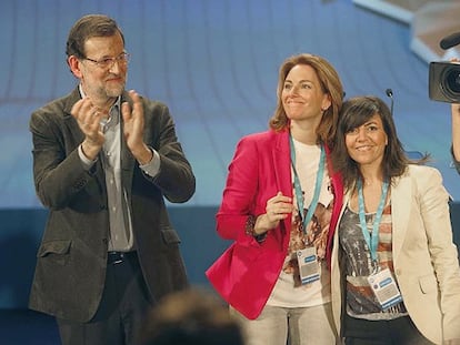 Mariano Rajoy, en su discurso al Congreso del PP