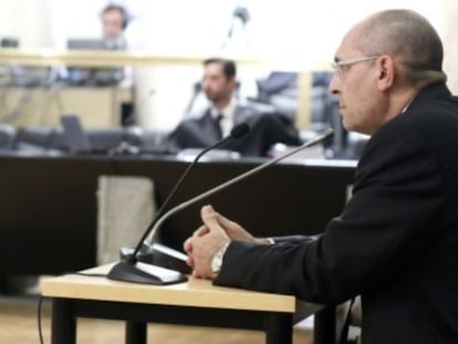 El magistrado Elpidio José Silva, en el banquillo del TSJM. / Foto: Samuel Sánchez | Vídeo: Atlas