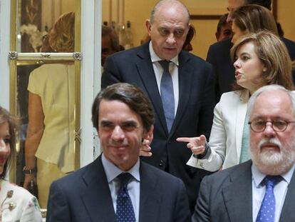 Aznar apela a la “integración” del PP: “Lo demás siempre termina mal”