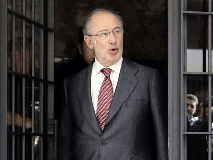 Rodrigo Rato ao deixar prisão.