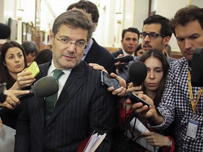 Catalá se retracta y niega tener un plan de multar por publicar sumarios