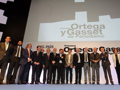 Un momento de la gala de los Premios Ortega y Gasset.