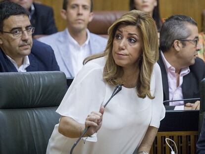 Susana Díaz, en su tercera votación.