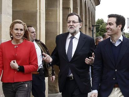 Rajoy, hoy en Pamplona.