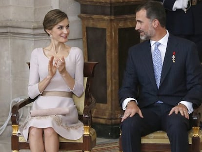 Los reyes don Felipe y doña Letizia.
