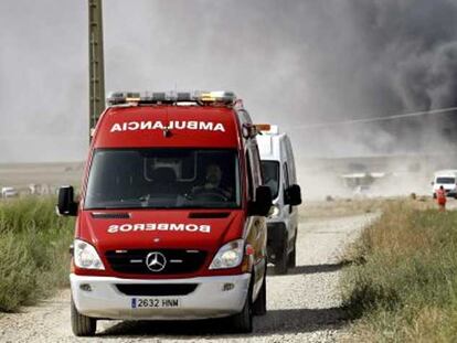 La explosión ha causado una gran humareda en Garrapinillos.