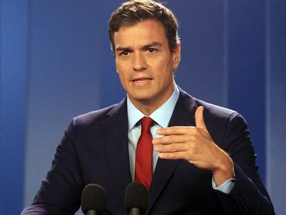 Sánchez contesta a los medios tras reunirse con el presidente de Colombia.