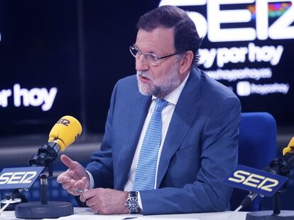 Mariano Rajoy en la Cadena Ser esta mañana.