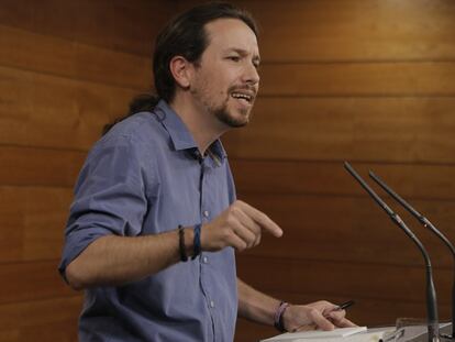 Iglesias rechaza formar parte de un frente antisecesionista
