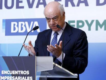 El presidente de BBVA, Francisco González.