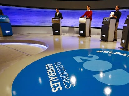 Ensaio do debate. / BERNARDO PÉREZ / EL PAIS VÍDEO