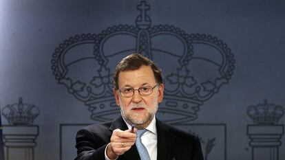 El presidente del Gobierno, Mariano Rajoy, este martes.