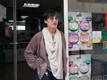 La lotera Ángeles Martín.
