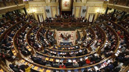 Vista del Congreso durante la sesión constitutiva. / J. J. GUILLÉN (EFE)