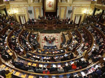 Vista del Congreso durante la sesión constitutiva. / J. J. GUILLÉN (EFE)