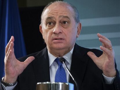 El ministro del Interior en funciones, Jorge Fernández Díaz.