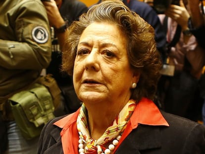 La senadora Rita Barberá, este martes.