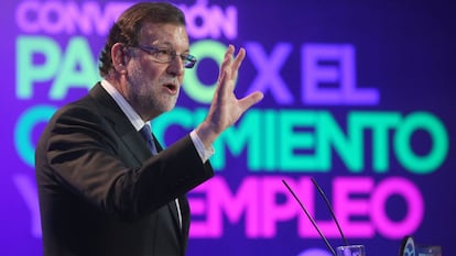 El presidente del Gobierno en funciones, Mariano Rajoy, este miércoles.