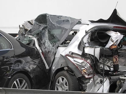 Accidente en la autovía de la Plata en Salamanca.