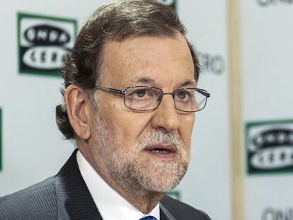 El presidente en funciones, Mariano Rajoy, este martes.