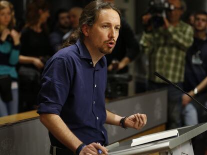 Los mensajes de Pablo Iglesias al PSOE y a Ciudadanos