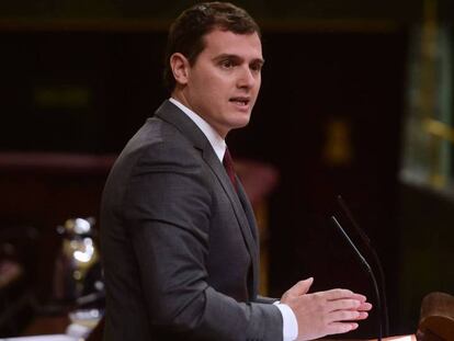 El líder de Ciudadanos, Albert Rivera, el pasado 6 de abril.