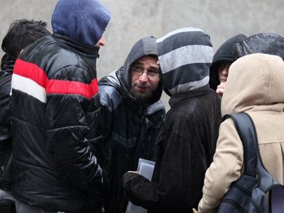 Raúl García Pérez, de 34 años, a su llegada a la Audiencia Nacional.