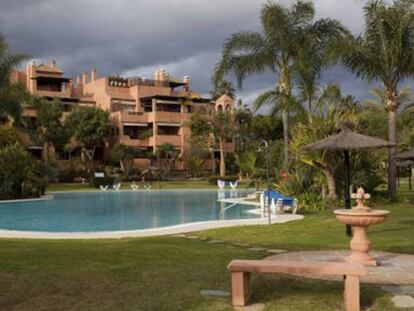 Imagen del apartamento del matrimonio González Cavero en Estepona.