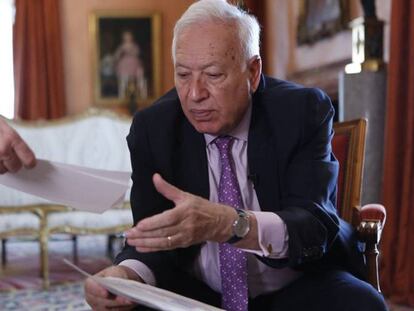 García-Margallo, en la entrevista.