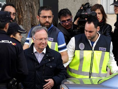 El líder de Manos Limpias, Miguel Bernad, detenido el viernes.