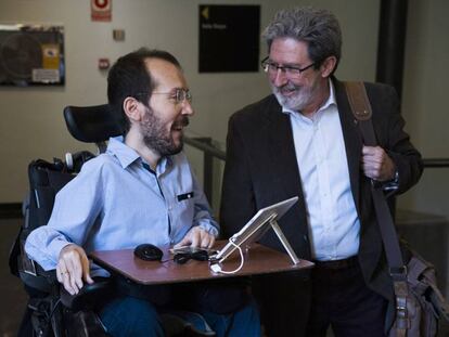 Echenique y Barrena, este martes.