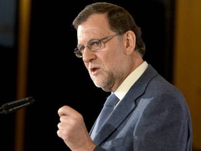 El presidente en funciones, Mariano Rajoy, este miércoles.