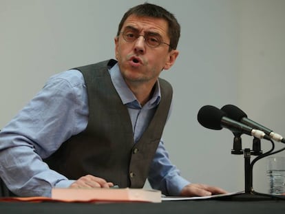El cofundador de Podemos Juan Carlos Monedero.