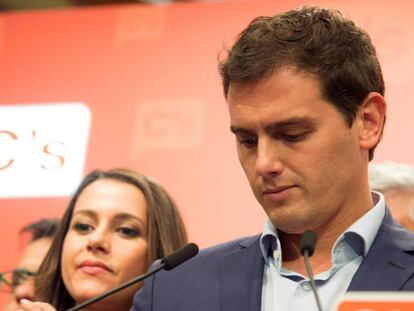 Albert Rivera, este domingo.