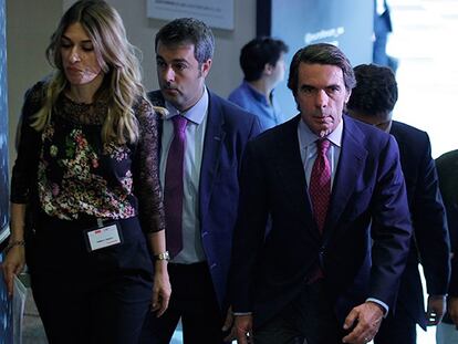 José María Aznar, este lunes.
