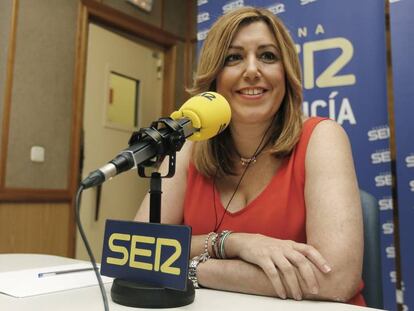La presidenta de la Junta, Susana Díaz, este martes.