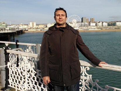 El zaragozano José Manuel Gancedo en Brighton, Reino Unido.