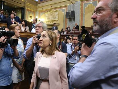 Ana Pastor, aquest dimarts, en el Congrés.