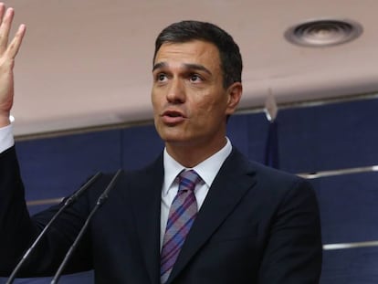 El líder del PSOE, Pedro Sánchez.