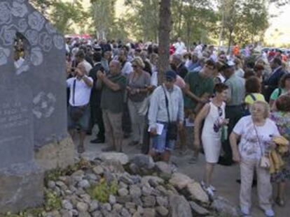 Biescas recuerda a las 87 víctimas por la riada del Camping ‘Las Nieves’