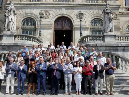 Concentración en Bilbao contra la violencia machista FERNANDO DOMINGO-ALDAMA