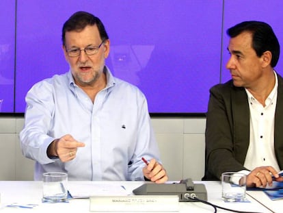 Mariano Rajoy en el Comité Ejecutivo del PP.