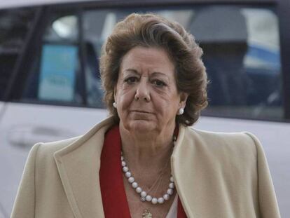 La exalcaldesa de Valencia Rita Barberá.